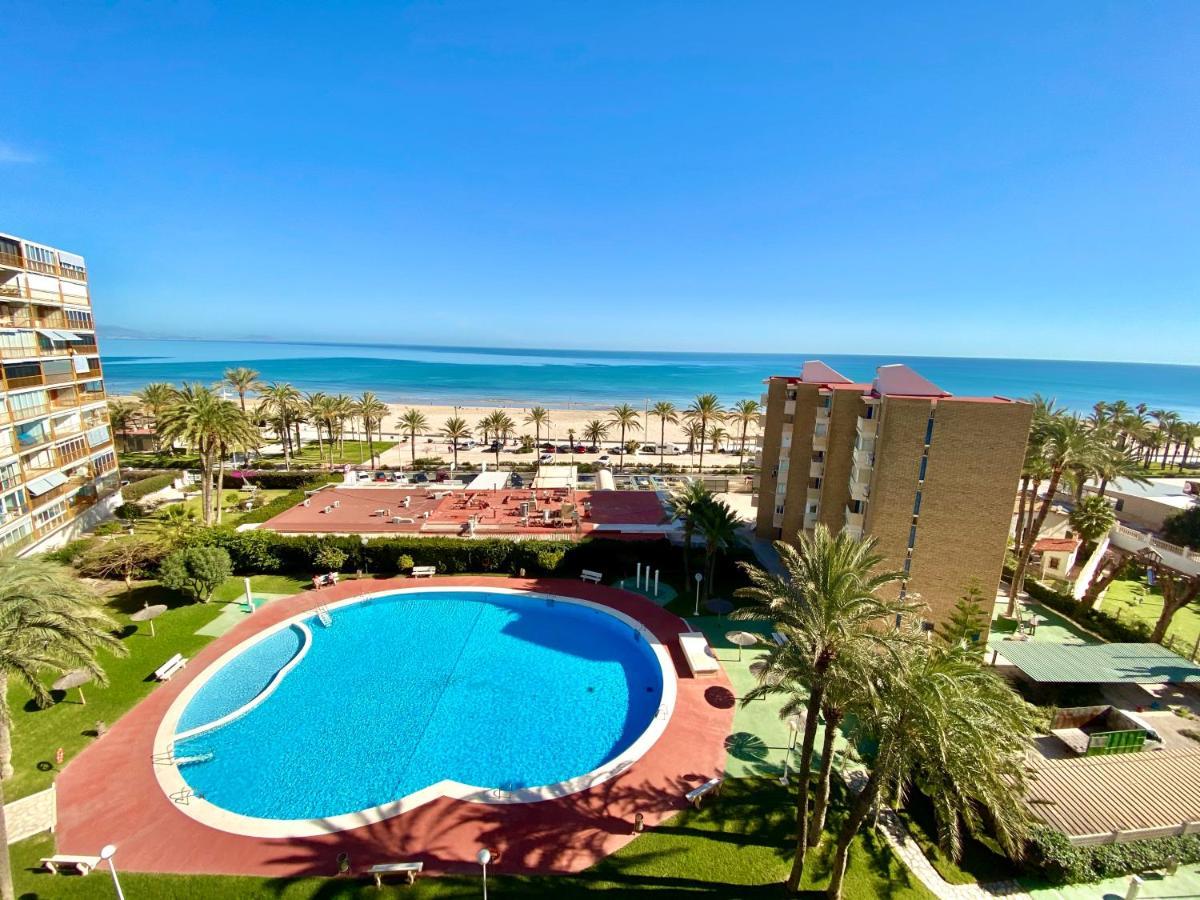 Nereo 7 Primera Linea De Playa San Juan Piscina, Parking Wifi Inmobiliaria Leo Alicante Exterior foto