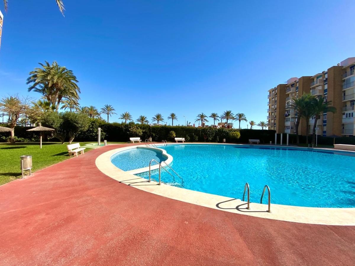 Nereo 7 Primera Linea De Playa San Juan Piscina, Parking Wifi Inmobiliaria Leo Alicante Exterior foto